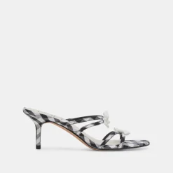 BETE HEELS BLACK WHITE GINGHAM^Dolce Vita Clearance