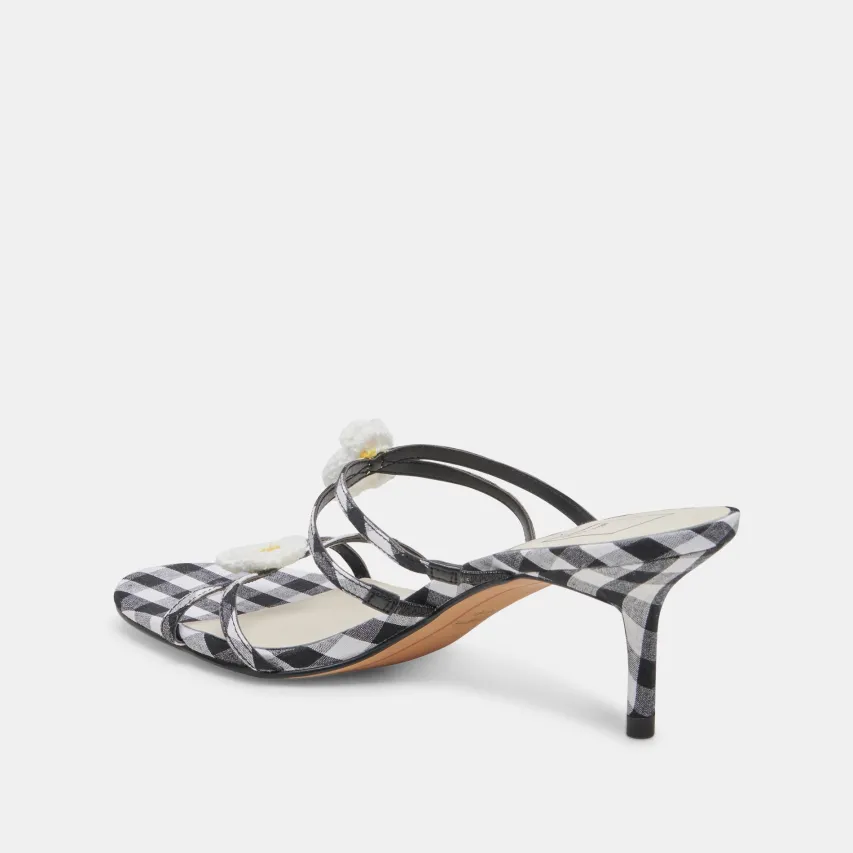 BETE HEELS BLACK WHITE GINGHAM^Dolce Vita Clearance
