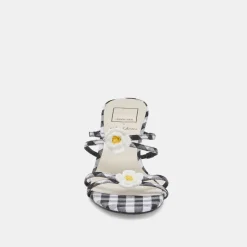 BETE HEELS BLACK WHITE GINGHAM^Dolce Vita Clearance