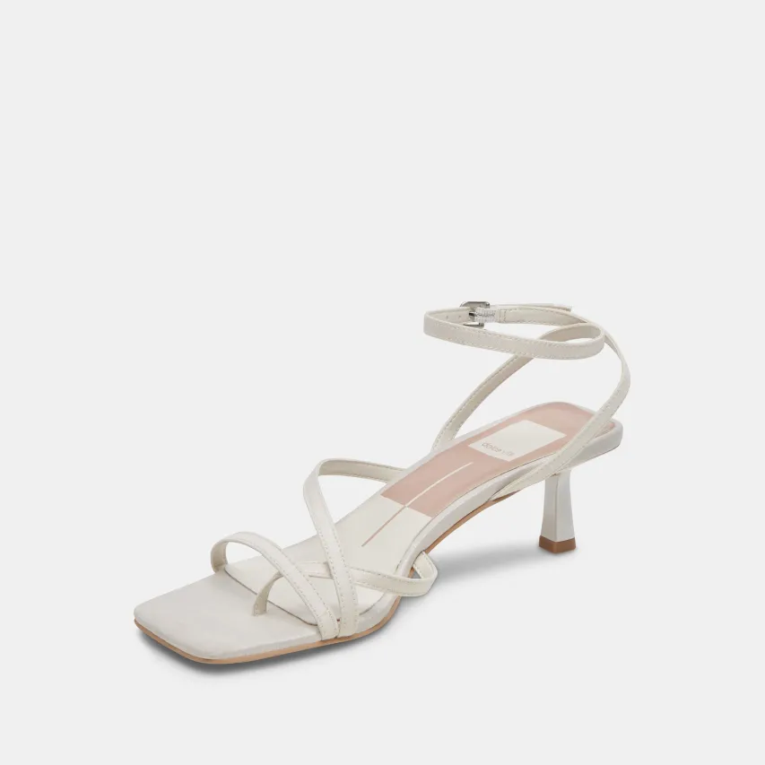 BETSI HEELS OFF WHITE SATIN^Dolce Vita Clearance