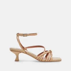 BEV BRAID HEELS BROWN NATURAL JUTE^Dolce Vita Outlet