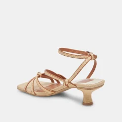 BEV BRAID HEELS BROWN NATURAL JUTE^Dolce Vita Outlet