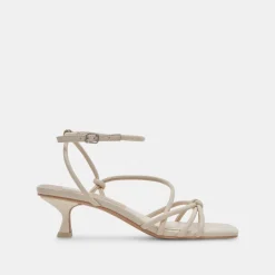 BEV HEELS IVORY LEATHER^Dolce Vita Online