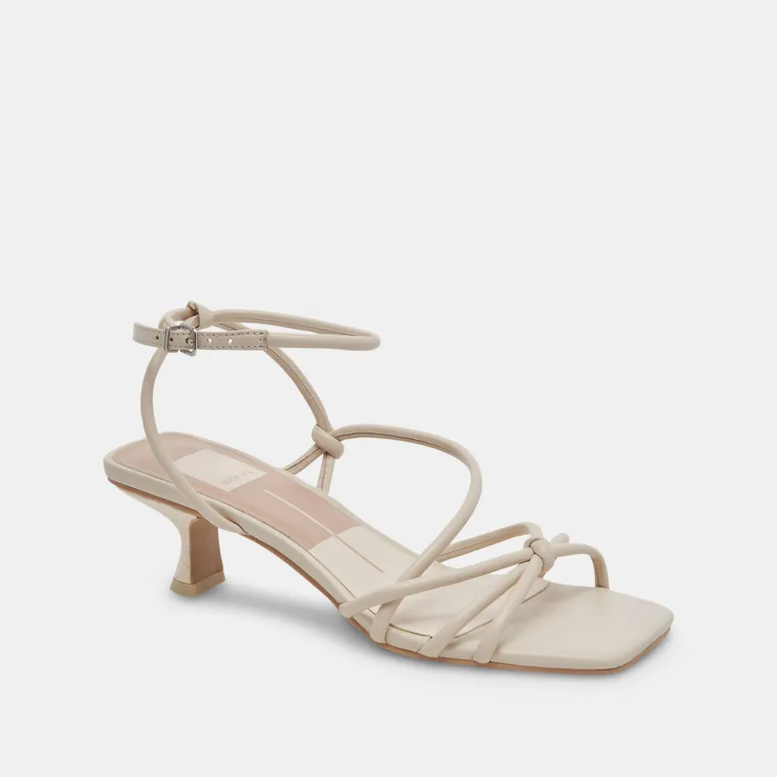 BEV HEELS IVORY LEATHER^Dolce Vita Online