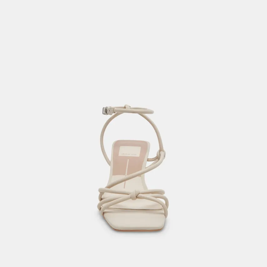 BEV HEELS IVORY LEATHER^Dolce Vita Online