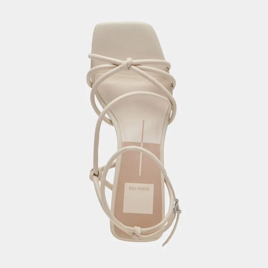 BEV HEELS IVORY LEATHER^Dolce Vita Online