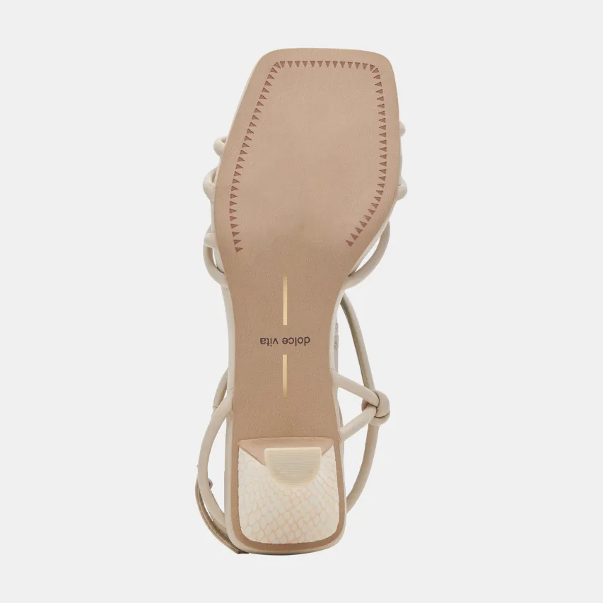BEV HEELS IVORY LEATHER^Dolce Vita Online