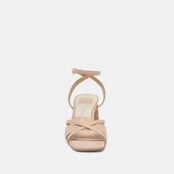 BLAKLY HEELS BEIGE CRINKLE PATENT^Dolce Vita Clearance