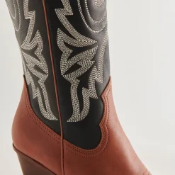 BLANCH BOOTS BROWN BLACK LEATHER^Dolce Vita Online