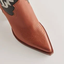 BLANCH BOOTS BROWN BLACK LEATHER^Dolce Vita Online