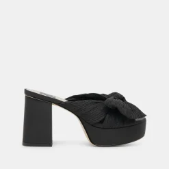 BLARE HEELS ONYX SATIN^Dolce Vita Clearance
