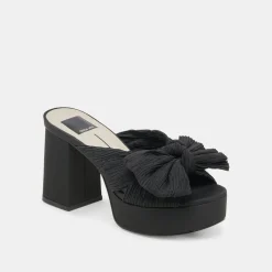 BLARE HEELS ONYX SATIN^Dolce Vita Clearance