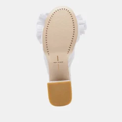BLARE HEELS WHITE SATIN^Dolce Vita Discount