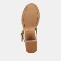 BOBBY PEARL HEELS VINTAGE GOLD PEARLS^Dolce Vita Clearance