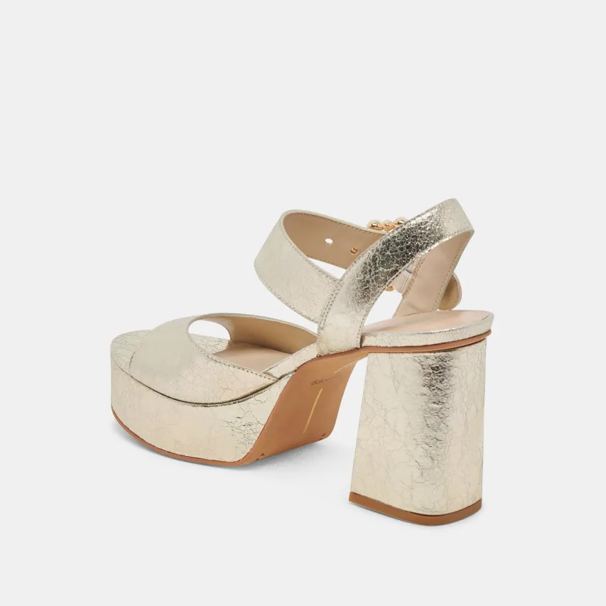 BOBBY PEARL HEELS VINTAGE GOLD PEARLS^Dolce Vita Clearance