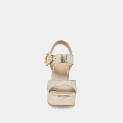 BOBBY PEARL HEELS VINTAGE GOLD PEARLS^Dolce Vita Clearance