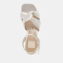 BRENNA HEELS IVORY SATIN^Dolce Vita Online