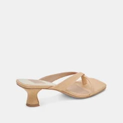 BREVEL HEELS NATURAL RAFFIA^Dolce Vita Hot