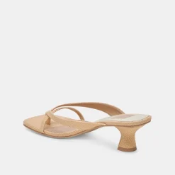 BREVEL HEELS NATURAL RAFFIA^Dolce Vita Hot