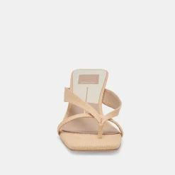 BREVEL HEELS NATURAL RAFFIA^Dolce Vita Hot