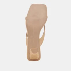 BREVEL HEELS NATURAL RAFFIA^Dolce Vita Hot