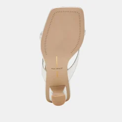 BREVEL HEELS SILVER DISTRESSED LEATHER^Dolce Vita Sale