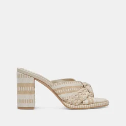 BRILAH HEELS NATURAL MULTI WOVEN^Dolce Vita Outlet