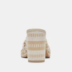 BRILAH HEELS NATURAL MULTI WOVEN^Dolce Vita Outlet
