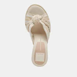BRILAH HEELS NATURAL MULTI WOVEN^Dolce Vita Outlet