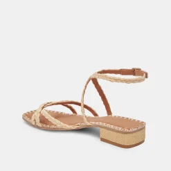 BRINN SANDALS LT NATURAL RAFFIA^Dolce Vita Clearance