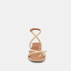 BRINN SANDALS LT NATURAL RAFFIA^Dolce Vita Clearance