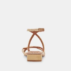 BRINN SANDALS LT NATURAL RAFFIA^Dolce Vita Clearance
