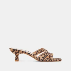 BRYANT HEELS DK LEOPARD SUEDE^Dolce Vita New
