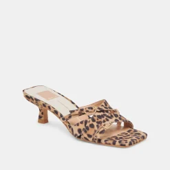 BRYANT HEELS DK LEOPARD SUEDE^Dolce Vita New