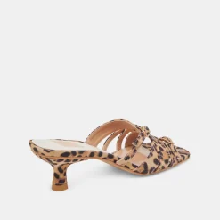 BRYANT HEELS DK LEOPARD SUEDE^Dolce Vita New