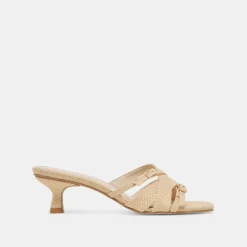 BRYANT HEELS NATURAL WOVEN RAFFIA^Dolce Vita Best