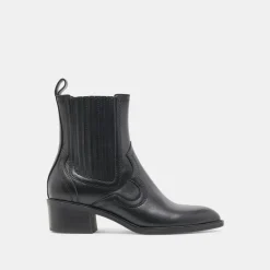 BRYLEE H2O WIDE BOOTIES BLACK LEATHER^Dolce Vita Online
