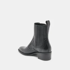 BRYLEE H2O WIDE BOOTIES BLACK LEATHER^Dolce Vita Online