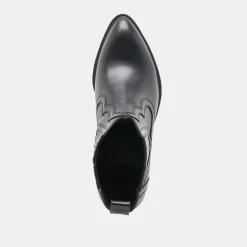 BRYLEE H2O WIDE BOOTIES BLACK LEATHER^Dolce Vita Online