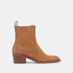 BRYLEE H2O WIDE BOOTIES BROWN SUEDE^Dolce Vita Discount