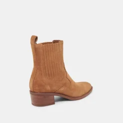 BRYLEE H2O WIDE BOOTIES BROWN SUEDE^Dolce Vita Discount