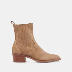 BRYLEE H2O WIDE BOOTIES MUSHROOM SUEDE^Dolce Vita Hot