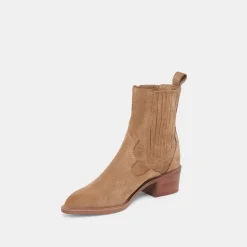 BRYLEE H2O WIDE BOOTIES MUSHROOM SUEDE^Dolce Vita Hot
