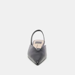 BYANCA FLATS BLACK LEATHER^Dolce Vita Best