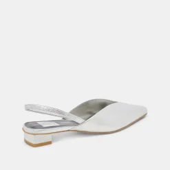 BYANCA FLATS SILVER DISTRESSED LEATHER^Dolce Vita Clearance