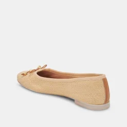 CACY BALLET FLATS NATURAL RAFFIA^Dolce Vita Discount