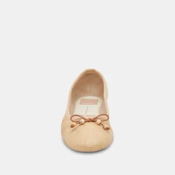 CACY BALLET FLATS NATURAL RAFFIA^Dolce Vita Discount