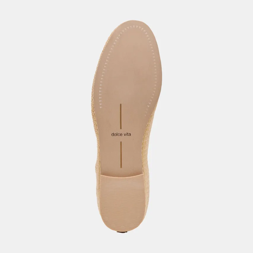 CACY BALLET FLATS NATURAL RAFFIA^Dolce Vita Discount