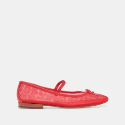 CADEL BALLET FLATS RED MESH^Dolce Vita Sale