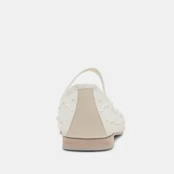 CADEL PEARL BALLET FLATS IVORY MESH^Dolce Vita Best